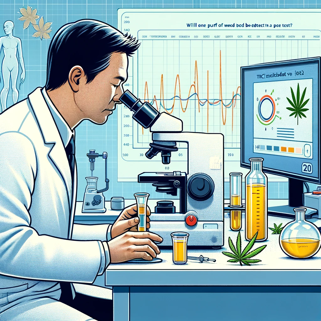 Urine tests for marijuana detect not THC itself but its metabolites—chemicals produced when the body breaks down THC. 