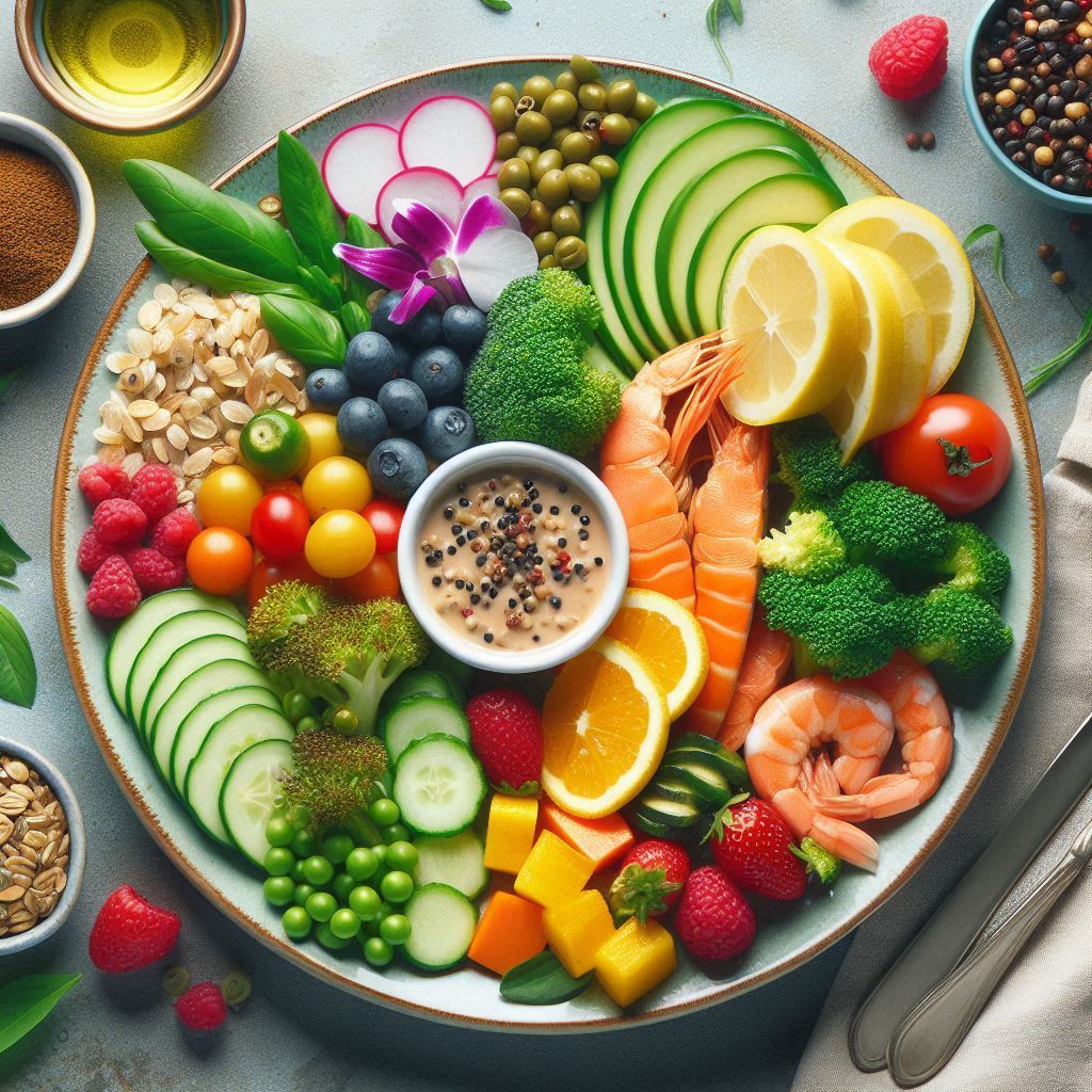 A balanced diet rich in fruits, vegetables, and whole grains provides essential nutrients that support overall health and may aid in tissue repair and reduce inflammation.